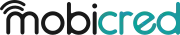 Brand logo with a black wordmark on the left and turquoise stylized text on the right.